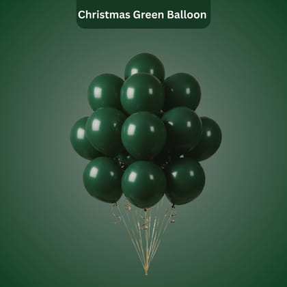 Christmas Green Balloon 10"-50PCS
