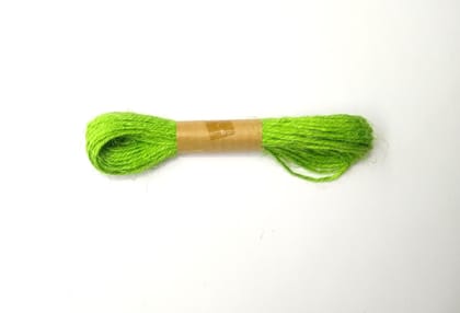 Jute Twine String 10 Meter Roll - Parrot Green Color 3 Ply - 2mm Diameter