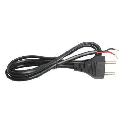 2-Pin Power Cable with One Open End 1.5m (Black)