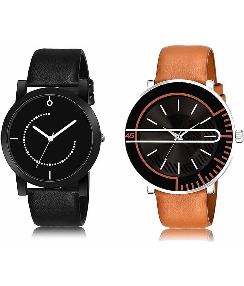 Lorem - Analog Watch Watches Combo For Men and Boys ( Pack of 2 )