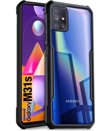 VAKIBO Plain Cases Compatible For Rubber Samsung Galaxy M31S ( Pack of 1 )