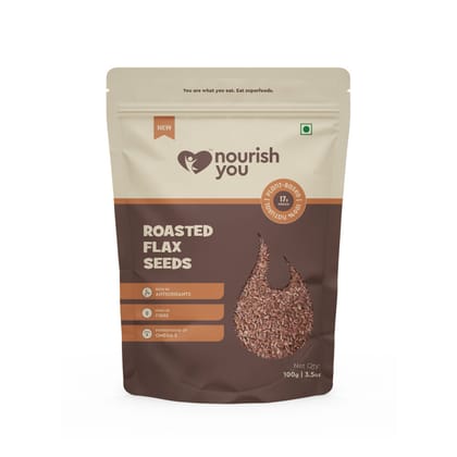 Roasted flax seeds 