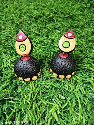 Ashavi's Terracotta Jhumka Earring for women and girls Ashavi's Terracotta Jhumka Earring for women and girls
