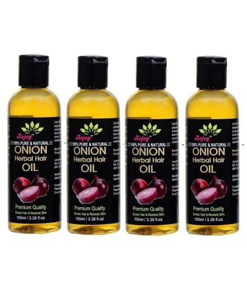 BEJOY Onion Regrowth Oil For Hair Therapy 400 mL Pack of 4