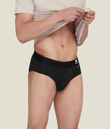 XYXX Pack of 1 Cotton Briefs For Men's ( Grey Melange )