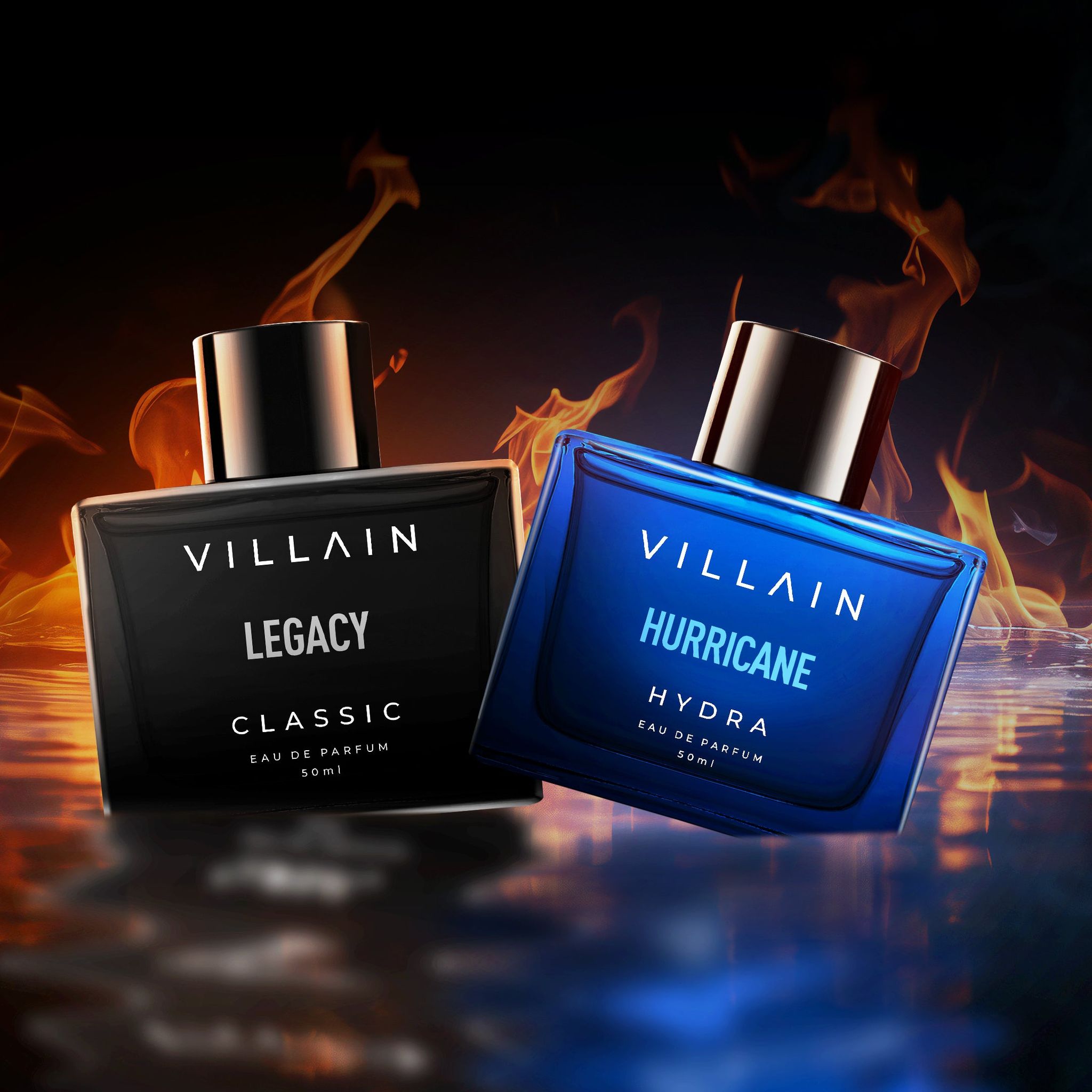 VILLAIN  Bold Duo Eau De Perfum for Men 50 ml Pack of 2 VILLAIN  Bold Duo Eau De Perfum for Men 50 ml Pack of 2 - Default Title