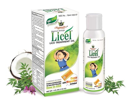 Sujanil Chemo Industries Licel Premium - 100 % Natural Lice Treatment Oil