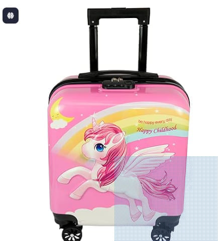 Kids' Unicorn Rolling Suitcase - Pink Travel Luggageassorted colour - Toys and Games | Buy online on ZillyBuy