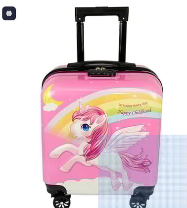 Kids' Unicorn Rolling Suitcase - Pink Travel Luggageassorted colour