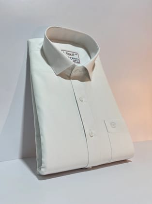 Pure White Cotton Shirt #31355