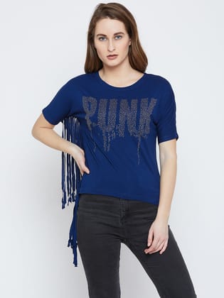 SIDE-FRILL-M / Blue
