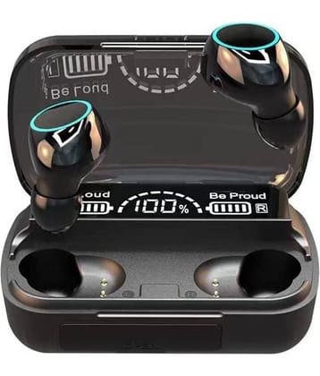 VEhop PowerBank earbuds In Ear True Wireless (TWS) 150 Hours Playback IPX4(Splash & Sweat Proof) Fast charging,Low Latency -Bluetooth V 5.2 Black