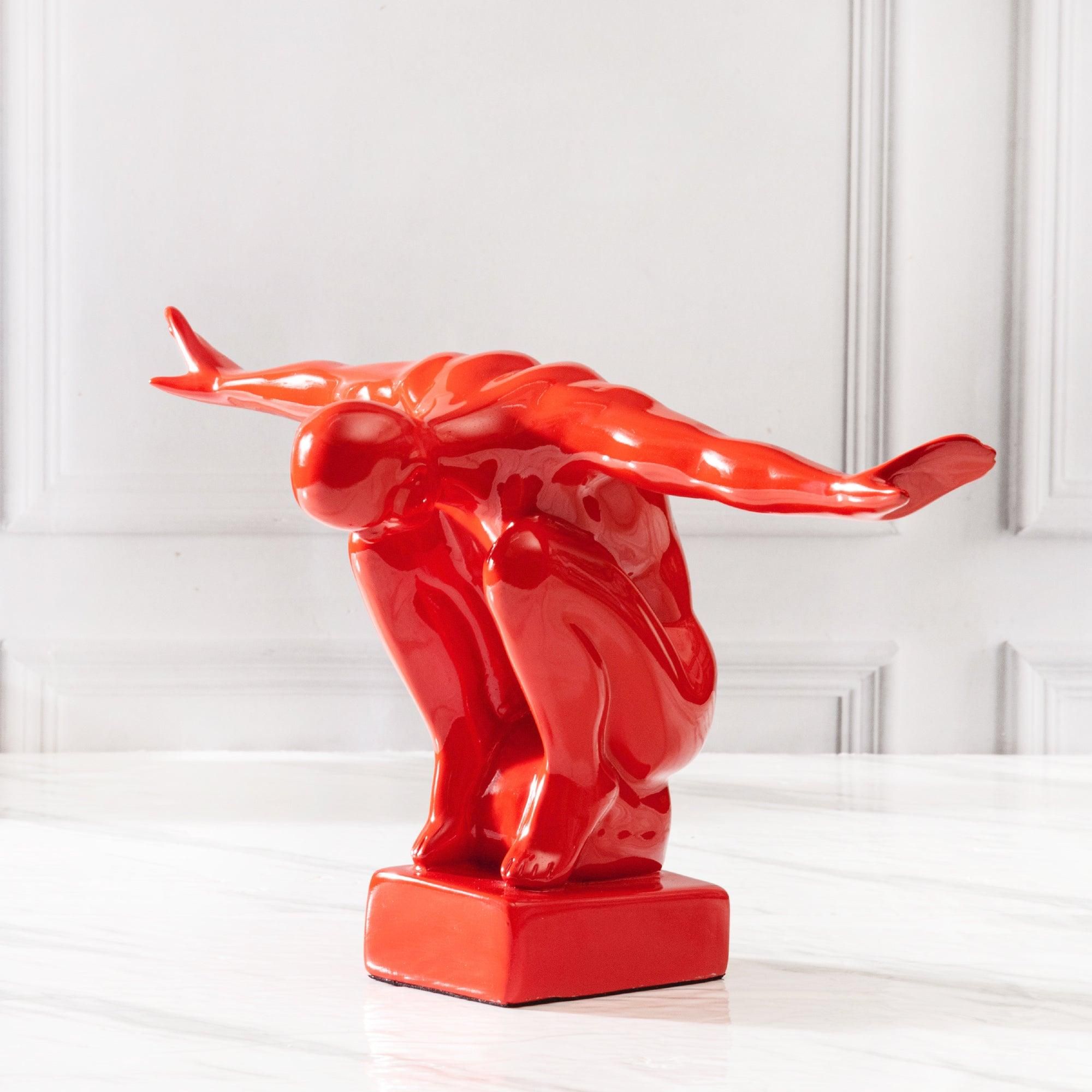 Silent Power In Red Decor-Small