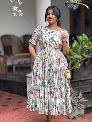 Iza Tiered Dress