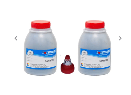 Formujet Sam 5000 Toner Powder 70g (Set of 2) Refill for Samsung D101S, 101s Cartridge Compatible for Samsung