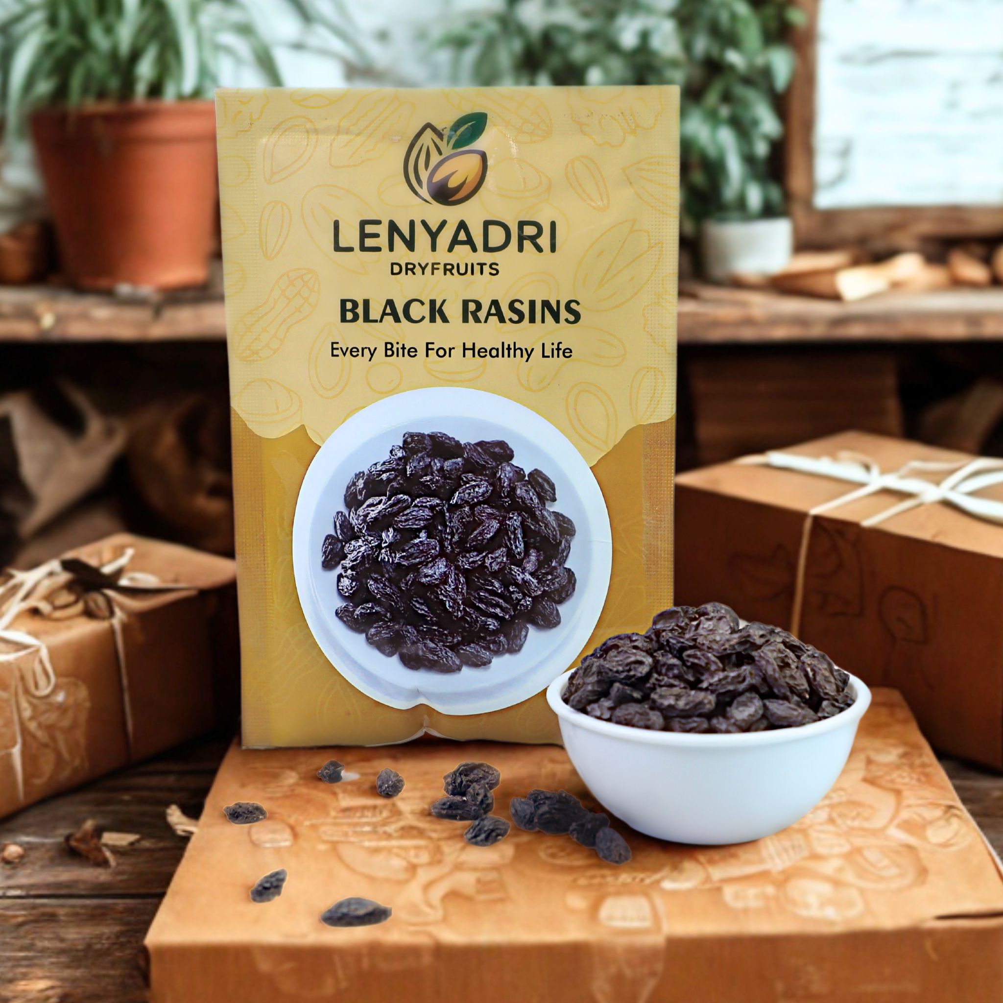 BLACK RASINS 250 g Each [14.3X21cm]