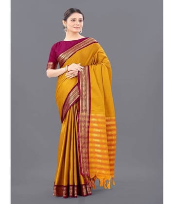 JULEE Silk Embellished Saree With Unstitched Blouse Piece ( Multicolor )