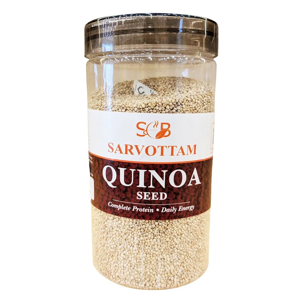 Sarvottam Premium Quinoa Seeds 500g Box | Natural Gluten-Free Superfood | High Protein & Fiber | Ideal for Weight Loss, Salads & Healthy Cooking