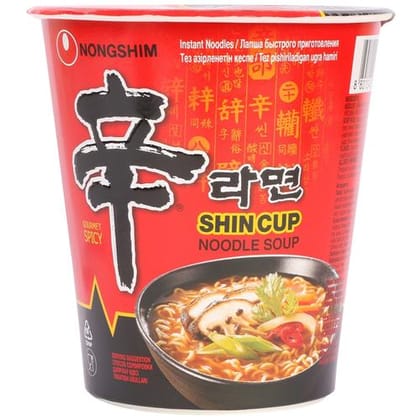 Nongshim Shin Cup Noodle, 68 gm Cup