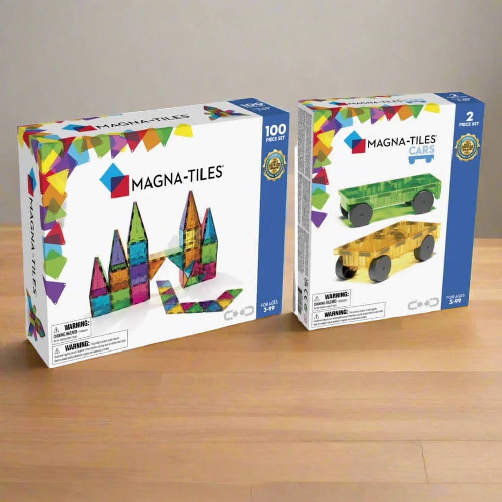 Magnatiles 100 pcs + 2 Cars Combo