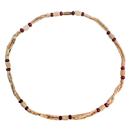 MAYAPURI Design Tulsi Kanthi Mala/Tulasi Mala/Holy Basil Wooden Mala for Neck MAYAPURI Design Tulsi Kanthi Mala/Tulasi Mala/Holy Basil Wooden Mala for Neck