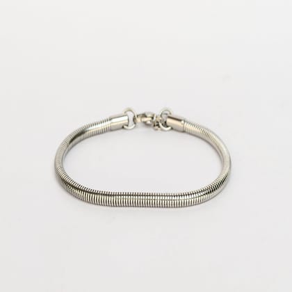 SNAKE BRACELET (SILVER) 4MM-19 CM