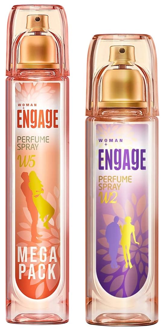 Engage W3 Perfume Spray For Women, 120ml & W2 Perfume Spray For Women, 120ml - Floral, Fruity, Citrus Engage W3 Perfume Spray For Women, 120ml & W2 Perfume Spray For Women, 120ml - Floral, Fruity, Citrus - Modern / 160 ml (Pack of 1)