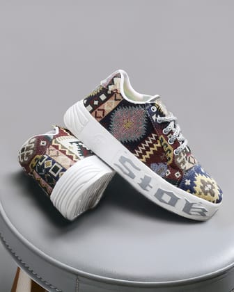 Woakers Mens Multicolor Casual Shoes for Stylish and Comfortable Everyday Wear - UK7