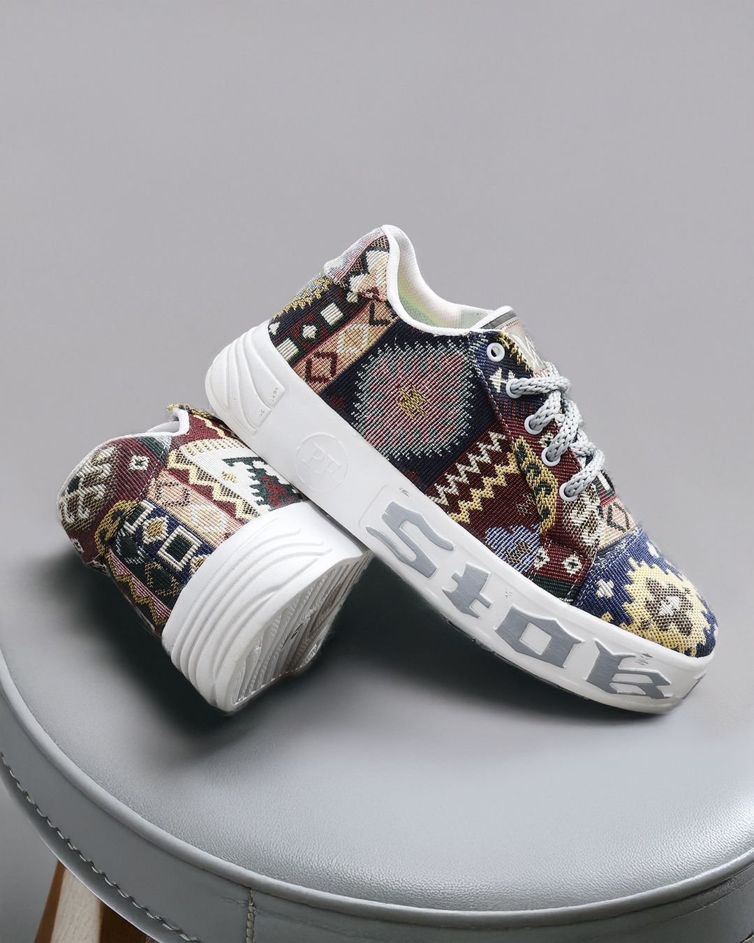 Woakers Mens Multicolor Casual Shoes for Stylish and Comfortable Everyday Wear - UK7