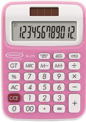 Bambalio 12 Digits Big Display Electronic Calculator with 3 Years Warranty Bambalio 12 Digits Big Display Electronic Calculator with 3 Years Warranty