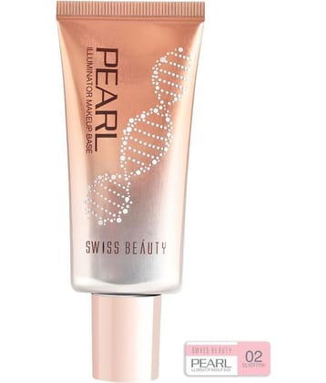 Swiss Beauty Pearl Illuminator MakeupBase (Golden Pink), 35gm
