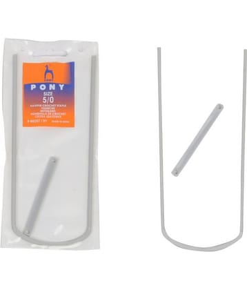 Aluminum Hairpin Crochet Staple - U Pin, Size 5/0, Crochet & Fork lace Loom