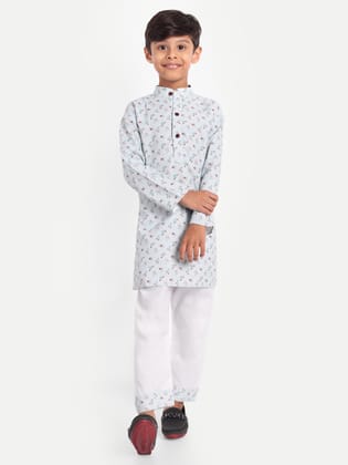 Kurta Pyjama Set _ Multicolor