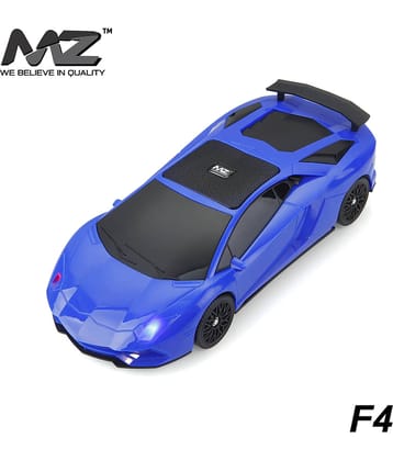 MZ F4 5 W Bluetooth Speaker Bluetooth V 5.0 with SD card Slot Playback Time 6 hrs Blue