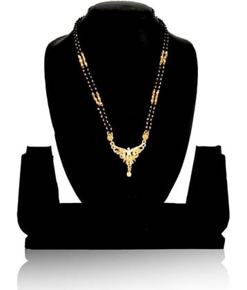 SHANKH-KRIVA Golden Mangalsutra ( Pack of 1 )