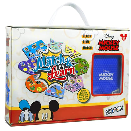 Skoodle Disney Mickey Mouse Match & Learn Educational Brain Booster Game for Memory and Concentration Builder for Kids Skoodle Disney Mickey Mouse Match & Learn Educational Brain Booster Game for Memory and Concentration Builder for Kids