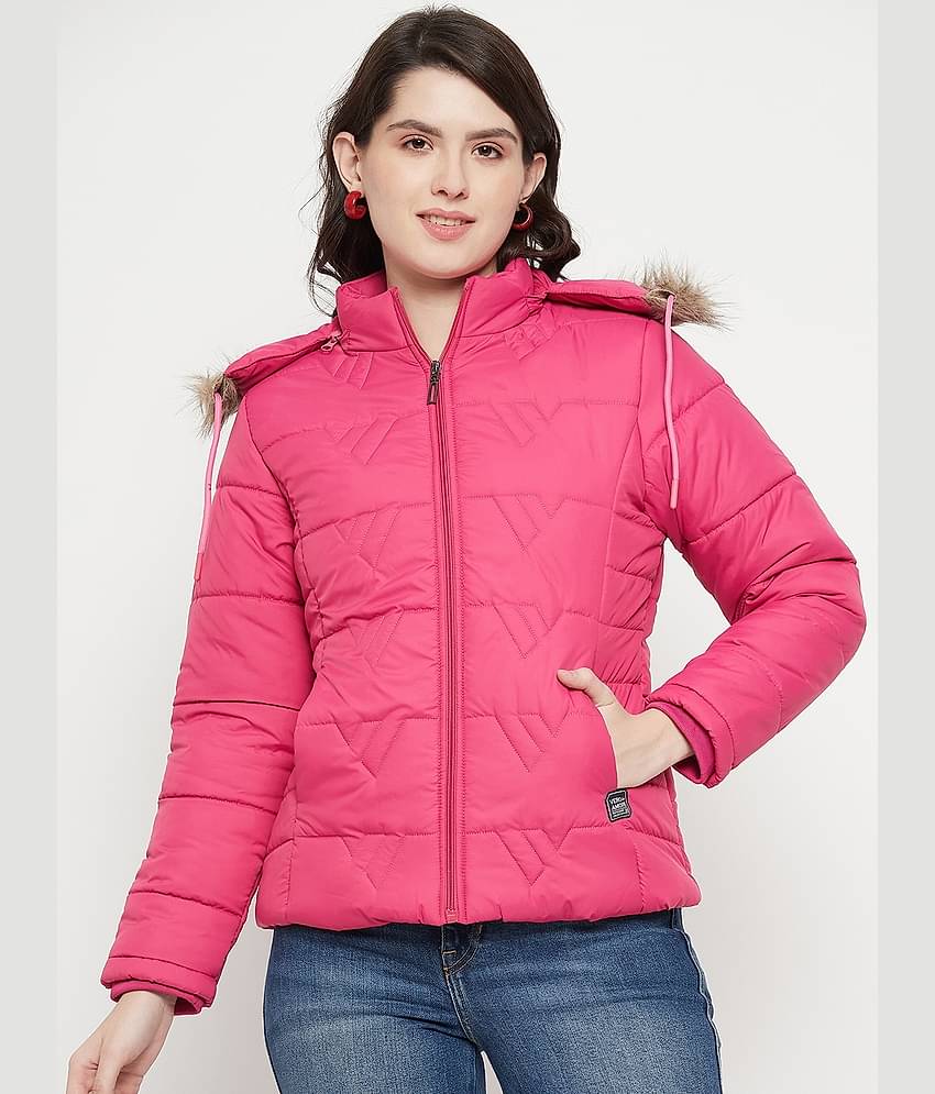 VERO AMORE - Polyester Pink Parka Jackets Pack of 1