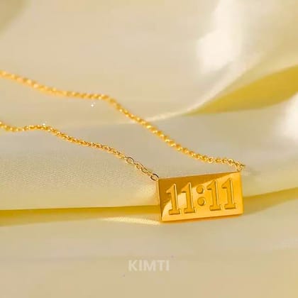 11:11 Manifestation Necklace -  Anti Tarnish 18K Gold Plated