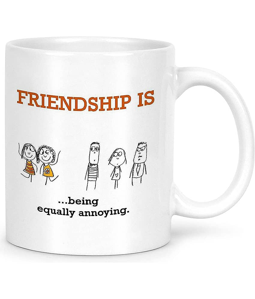 Idream Quote Printed Ceramic Coffee Mug 1 Pcs 330 mL