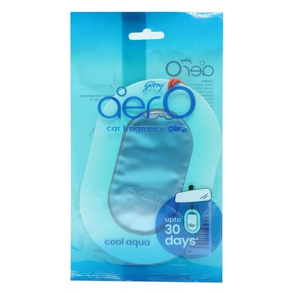 Godrej Aer O Hanging Car Air Freshener Gel Sachet, 7.5 gm (Cool Aqua)