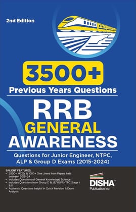 3500+ Previous Years RRB General Awareness Questions for Junior Engineer, NTPC, ALP & Group D Exams (2015-2024) 2nd Edition