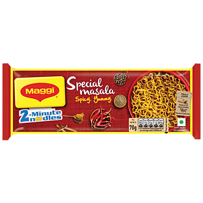 MAGGI 2-Minute Noodles - Special Masala, 280 g (Pack of 4)