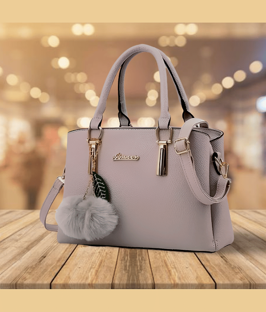 The monaina crapt Shoulder Bag PU Set of 1 ( Pink )