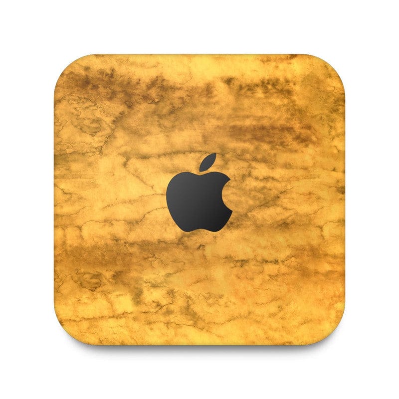 WaterPaint Yellow Skin For Apple Mac Mini