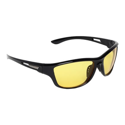 Dervin Wrap Around Sports Sunglasses for Men and Women-Yellow