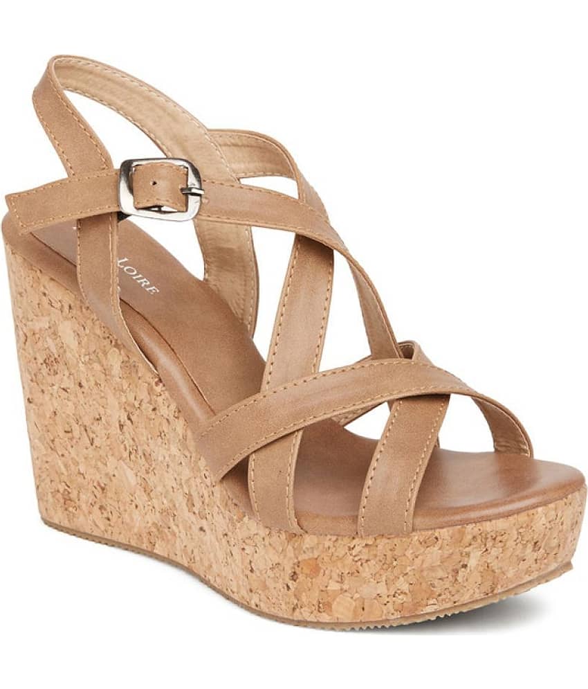 MARC LOIRE - Tan Women's Wedges Heels