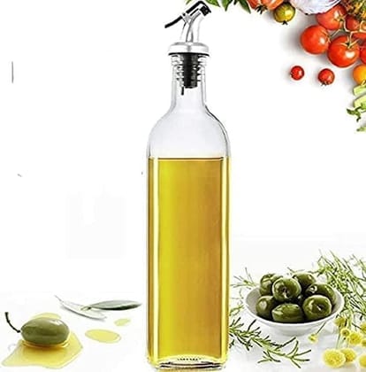 Oil and Vinegar Glass Bottle Dispenser