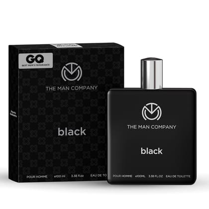 The Man Company Fresh Black Edt Perfume For Man - 100Ml | Premium Long-Lasting Fragrance | Perfume Gift for Friend | Anniversary Fragrance Gift | Valentine Gift For Man The Man Company Fresh Black Edt Perfume For Man - 100Ml | Premium Long-Lasting Fragra