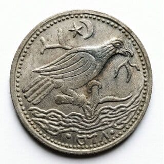 Ancient Crow Seated Old and Rare Coin Silver Plated Ancient India Coin Edition