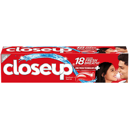 Close Up Everfresh + Red Hot Tooth Paste, 150 gm